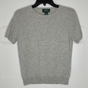 Lauren Ralph Lauren cashmere short-sleeve crewneck Size S